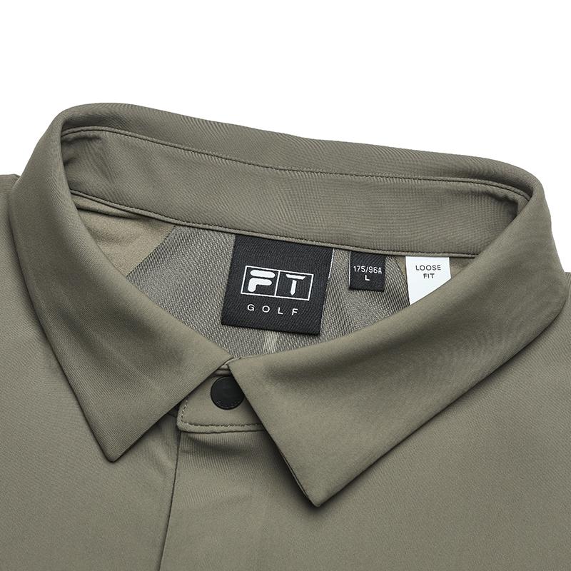 Men's Shirt FILA Polo Shirt Men's Earthy Olive Green