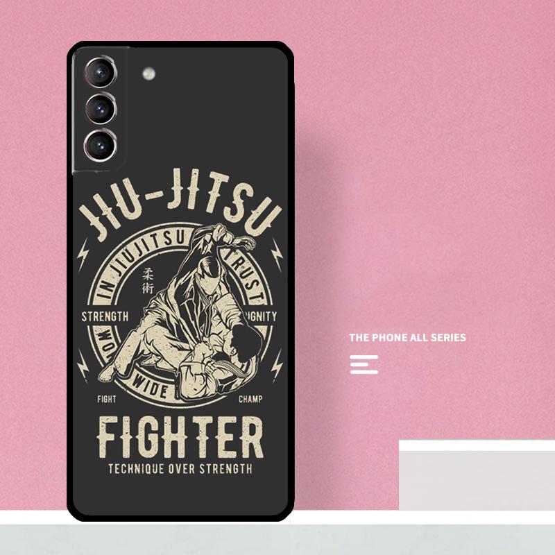 Judo jiu jitsu BJJ Brasilienskt Telefonfodral För Samsung Galaxy S24 S26 Ultra S20 S21 S22 S23 S25 Plus S10 S25 FE Fodral Coque