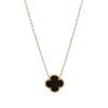 High-Quality Stainless Steel Four-Leaf Clover Necklace - Fashionable Light Luxury Women's Clavicle Chain, 15MM Charm