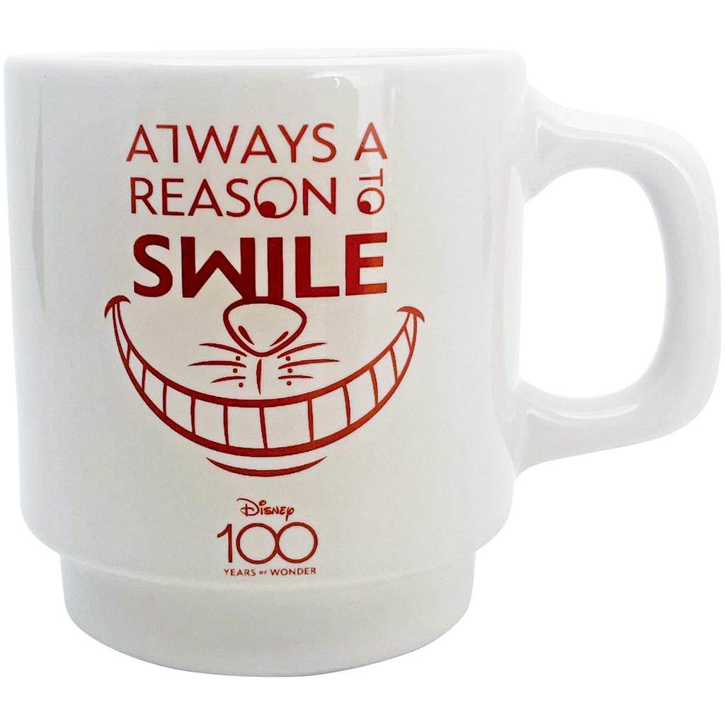 Sun Art Walt Disney Company 100th Anniversary D100 Stacking Mug In Cheshire Birthday Made In "Alice Wonderland" Cat, Approx. 305ml, Tableware,