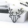 20 Teile/schachtel Deer Kopf Büroklammer Niedlichen Schreibwaren Kreative Lesezeichen Box Büroklammer Papierhalter