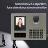 Intelligent Face Biometric Fingerprint Password Employee Attendance Machine Checking-in Recorder