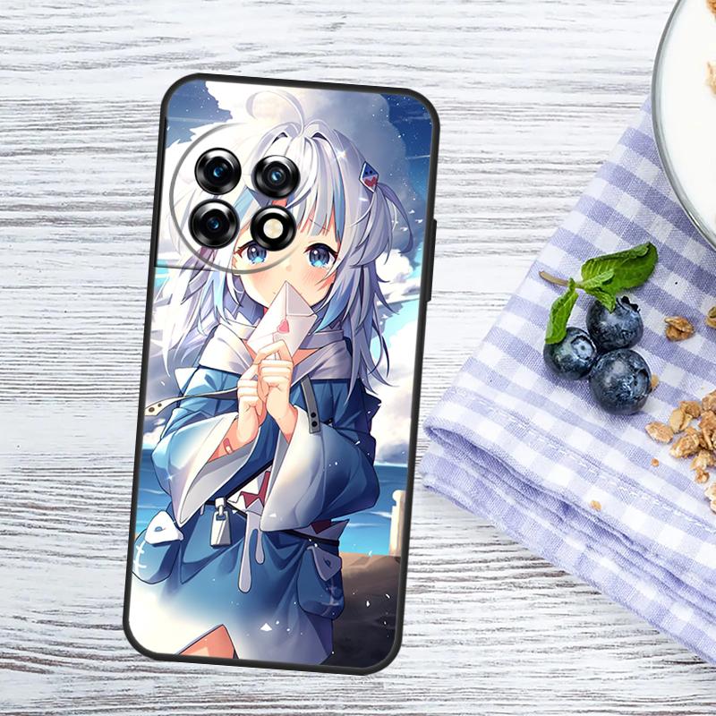 Anime Hololive Gawr Gura Case For OnePlus Nord 5 CE 3 4 Lite N20 N30 OnePlus 15 13 10 11 12 13T 13R 12R 10R 15R Cover