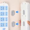 Pack of 4 Space Saving Silicone Remote Holder With Powerful Magnets Wall Mounting Storage Rack For Home Electronics