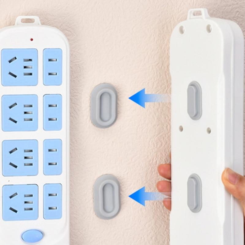 Pack of 4 Space Saving Silicone Remote Holder With Powerful Magnets Wall Mounting Storage Rack For Home Electronics