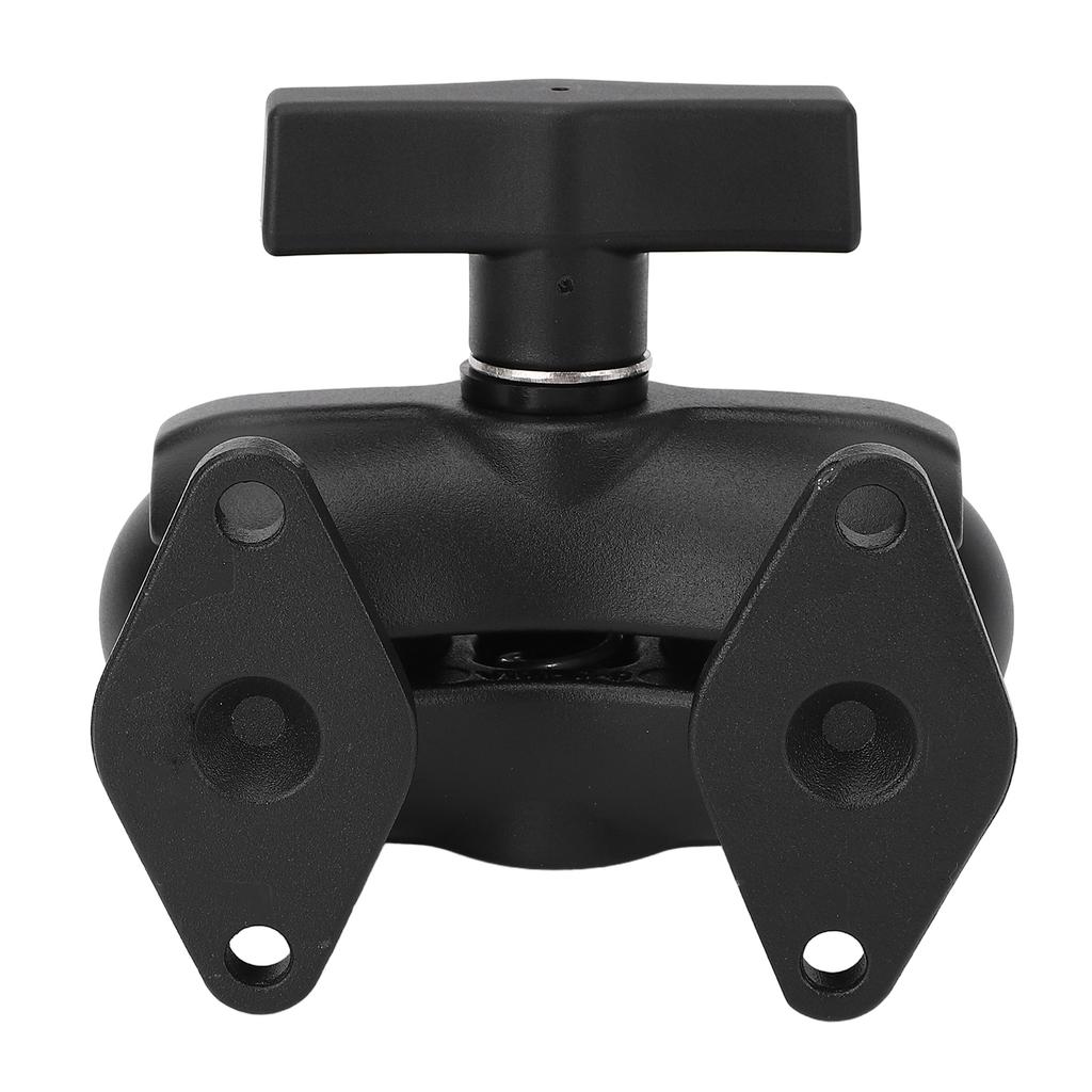 Double Ball Mount Aluminum Alloy Double Socket Arm Ball Mount with 1.5 Inch C Size Ball Adapter for