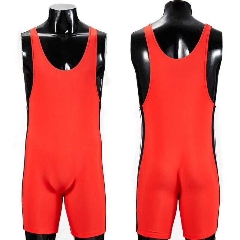 High Elasticity Wrestling Singlet Men Women - Nylon Spandex Training Competition Suit Weightlifting Judo Hurdles
