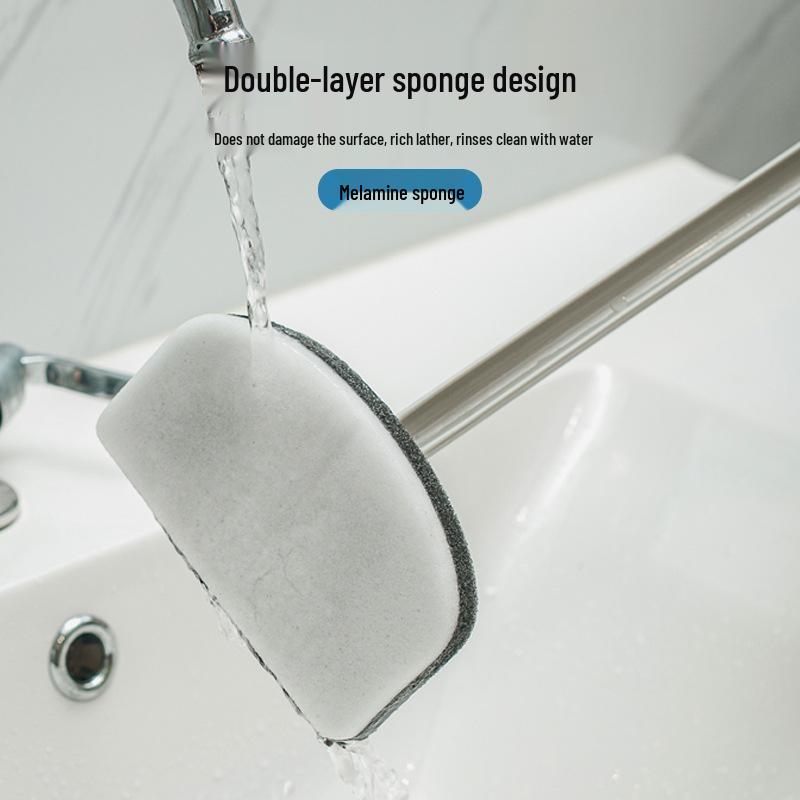 Nano Bathroom Cleaning Brush with Replacement Head for Tile, Bathtub, and Toilet