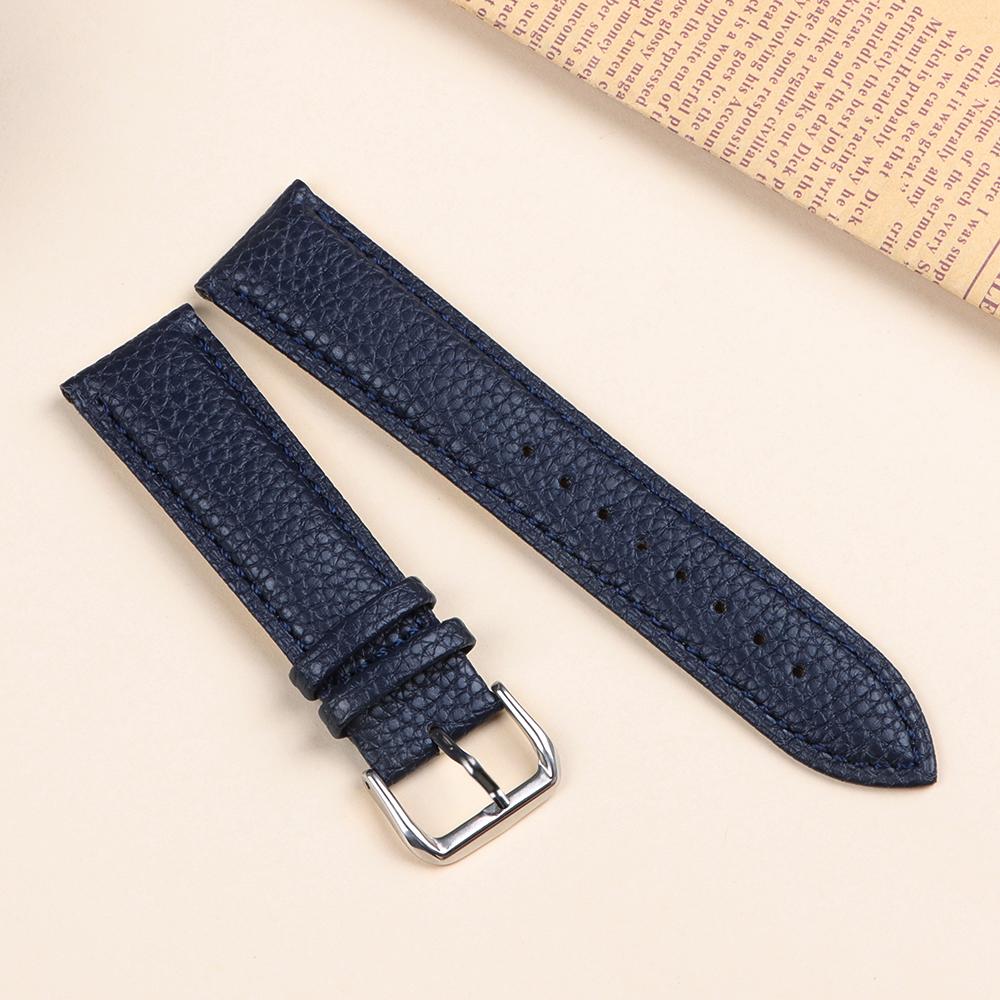 New Leather Watch Strap 18mm 20mm 2mm for Samsung Watch4/5/6/7 40mm 44mm Classic Replacement Bracelet Lizard Pattern Wristband