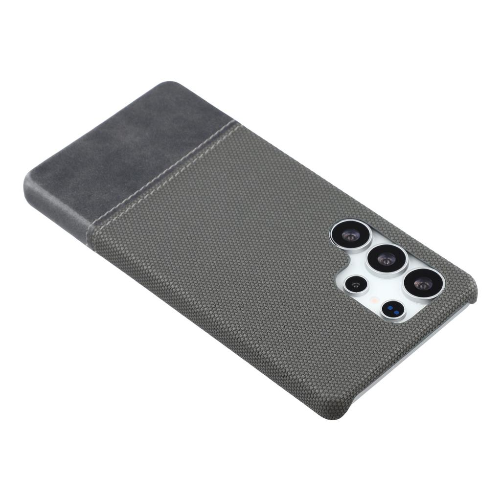 For Samsung Galaxy S23 Ultra Case PU Leather + PC Splicing Anti-Slip Phone Cover