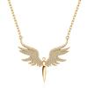 Beautiful Steel Titanium Angel Wings Necklace For Women Perfect For Gifts Travel