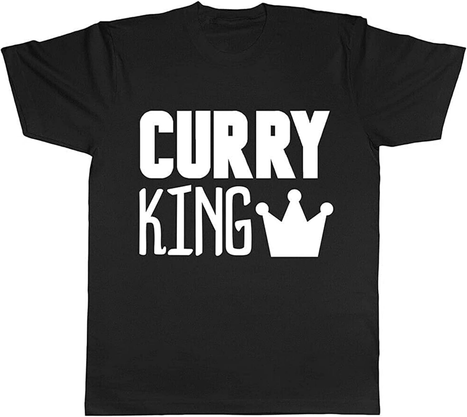 Curry King Mens T Shirt 100% Cotton S чёрный
