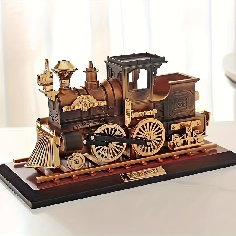 1pc Vintage Nostalgic Train Music Box, Creative Train Head Ornament, Birthday Gift, For Home Room Living Room Office Decor