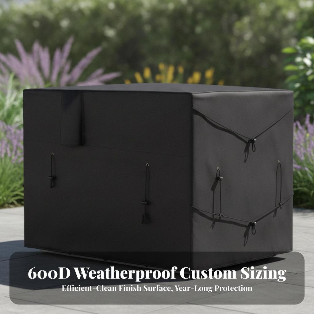 Pool Heat Pump Shielding Cover with Top Opening Resistant