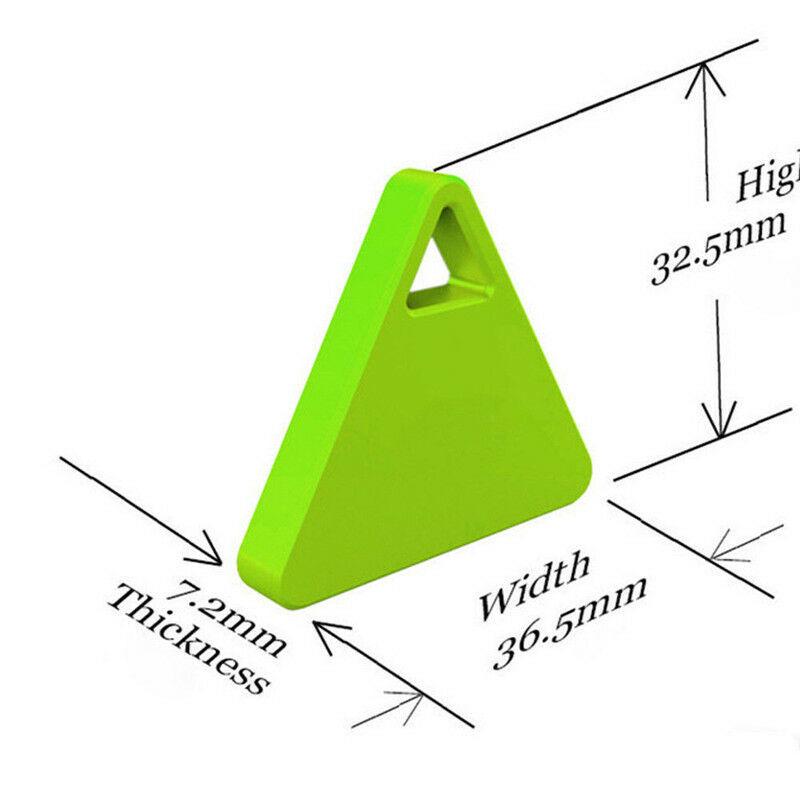 Smart Mini Waterproof Triangle Bluetooth GPS Tracker for Pet Dog Cat Keys Wallet Bag Kids