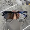 Mode Photochrome Myopie Brille Männer Frauen Platz Anti Blau Licht Fertig Verschreibungspflichtige Brillen Ultralights Retro Brille