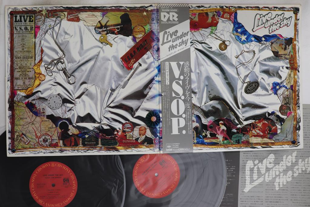 LP Record VSOP THE QUINTET - Live Under The Sky (- Master Sound) 40AP10378 CBS SONY 1979 Japan Obi Jazz Used