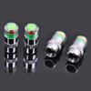 4pcs Car Tire Pressure Indicator Tire Pressure Gauge Indicator Alert Monitoring Valve Cap Sensor External Valve Detection