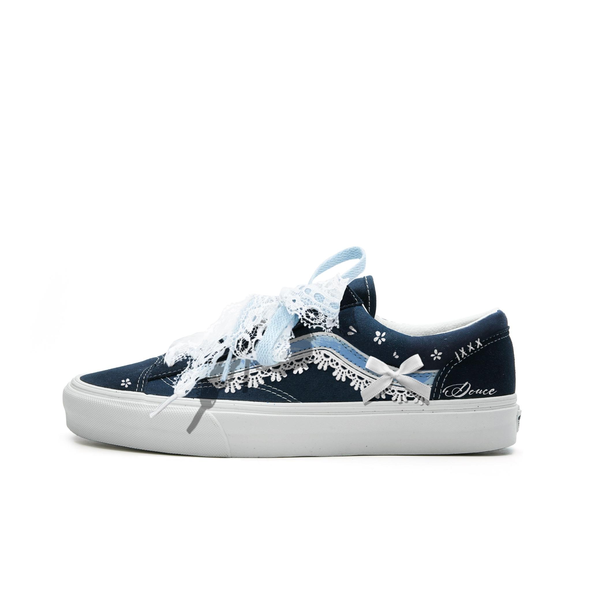 

Vans Style 36 Abrasion Resistant Low top Skateboard Shoes Unisex Blue VN0A3DZ3RFL(Team613-) 43