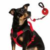 Durable Multi-Point Adjustment Anti-Pull Dog Harness Reflective Breathable Dog Chest Strap Comfortable Dog Leash Pet Dogs