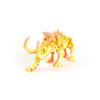 10 Colors 3D Printed Mammoth Model PLA Plastic Animal Simulation Model  Children's Toy