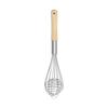 1pcs Stainless Steel Eggbeater Cream Mixer Spin Stirrer Egg Whisk Manual Wood Handle Knead Dough Rotary Eggbeater Stiring Stick