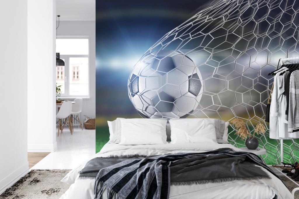 Photomural Soccer Goal 3D Washable Fleece 315x210
