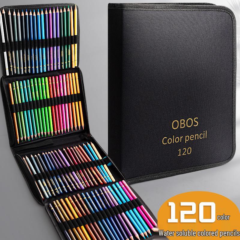 200 OBOS Professional Water-Soluble Oil-Based Colored Pencils for Painting, Sketching, Drawing, and Hand-Painting