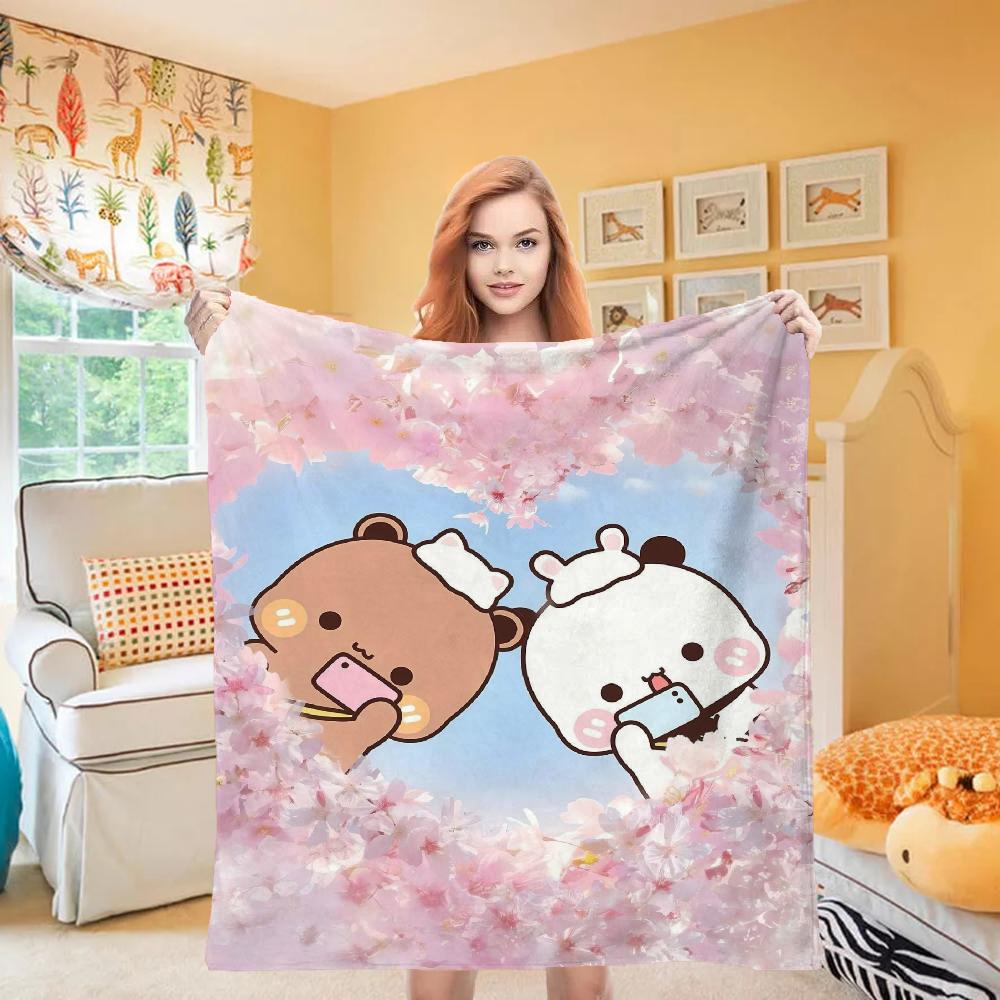 

Плед-накидка на колени Dudu Bubu Bear, зимний, из микрофибры, большого размера, легкий, для ребенка, фланелевый флис, для кровати, дивана, украшение 150x200cm(59x79in)