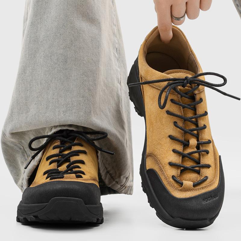 Functional Wear-Resistant Running Shoes Sports And Leisure Shoes New Men'S Shoes Outdoor Flat-Soled Walking Shoes Hiking Shoes