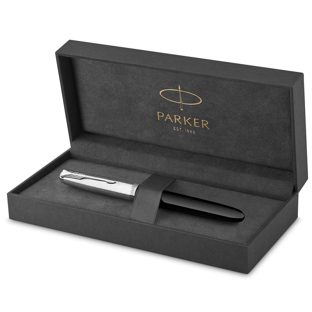Parker 51 Black CT Fountain Fine Gift Officially Product Number 2123494Z Pen, Nib, Boxed, Imported,