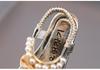 2023 Summer Korean Style Soft Sole Non-Slip Beaded Princess Sandals for Girls