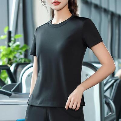 OEING Lightweight Summer Fitness Yoga Short Sleeve Top