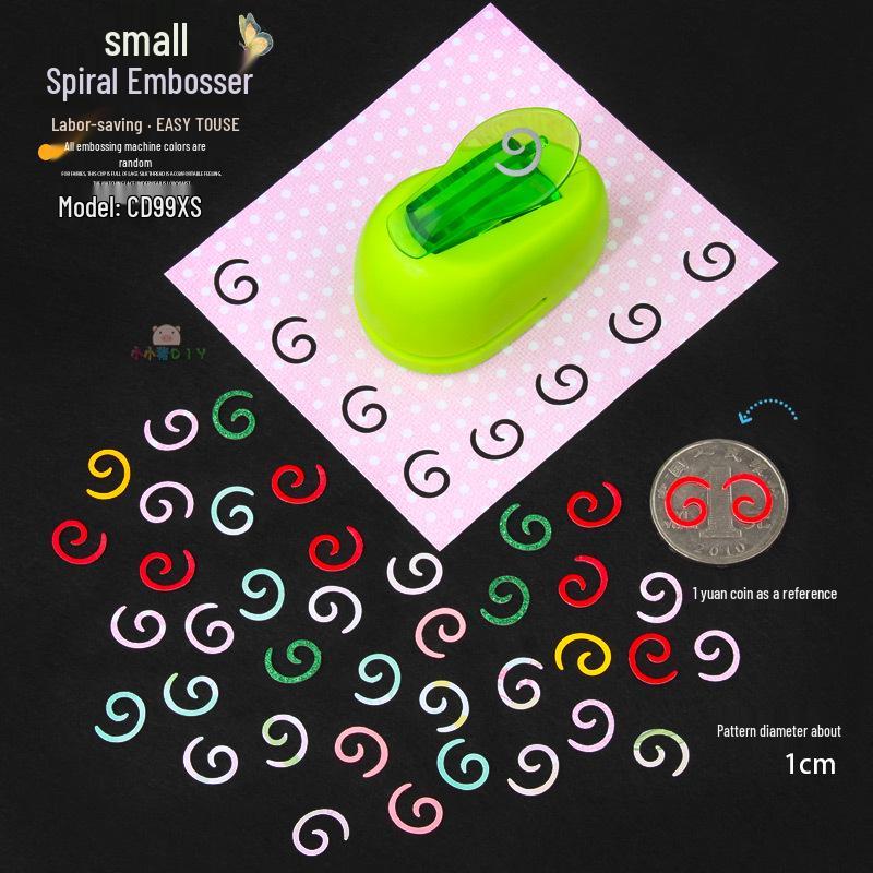 Double Star Embosser Stamp Punch - Medium Size Five-Pointed Star Design for Journals