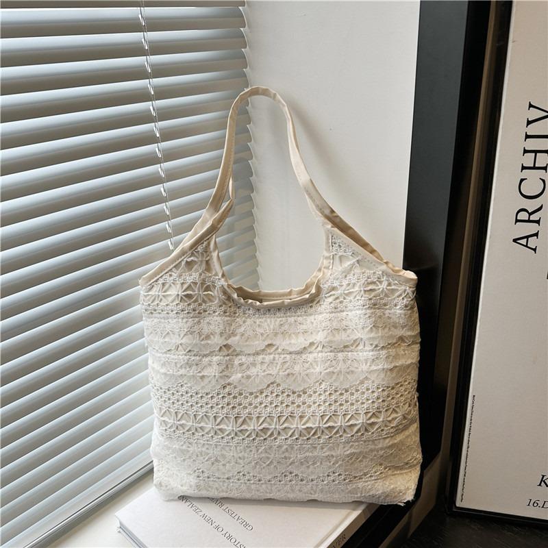 

Летний новый досуг отпуск фея бутон шелковый шарф большая вместимость полый пляжная сумка-тоут на плечо женщины