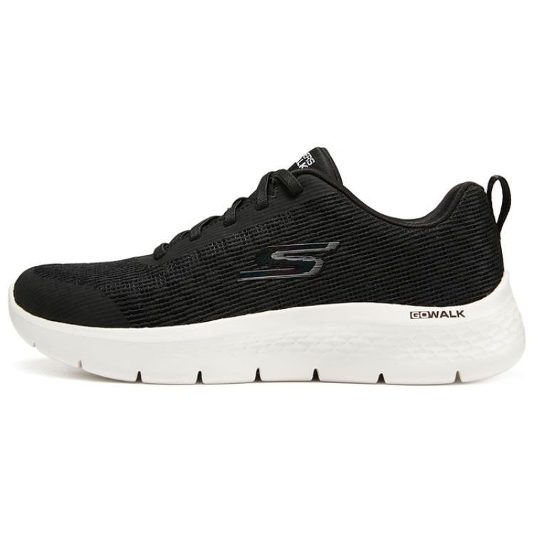 Skechers Comfortable Versatile Low-Top Casual Shoes Women sneaker Black 124831-BKW 35