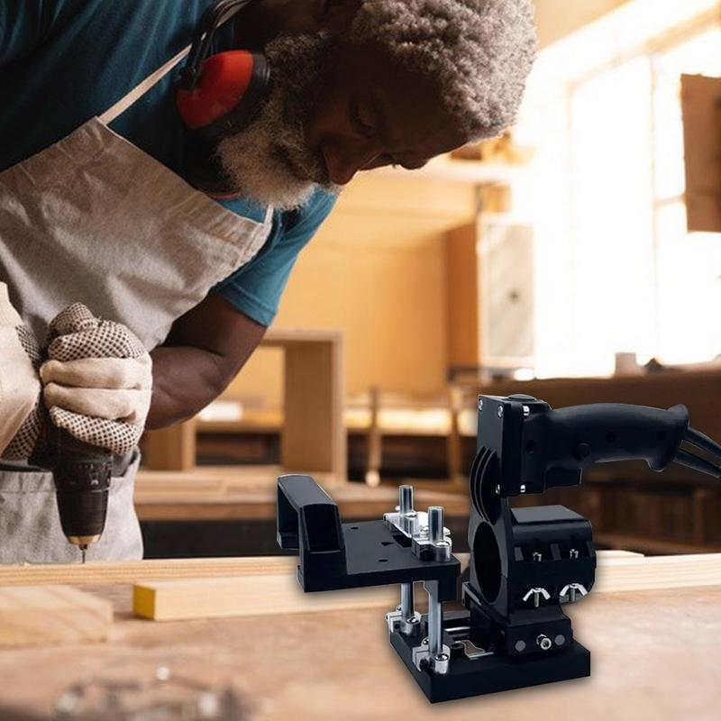 Mortise and Tenon Jig Tools Slotting Machine Jig Stand Height Adjustable Trimming Machine Hole Stand portable slotting rack