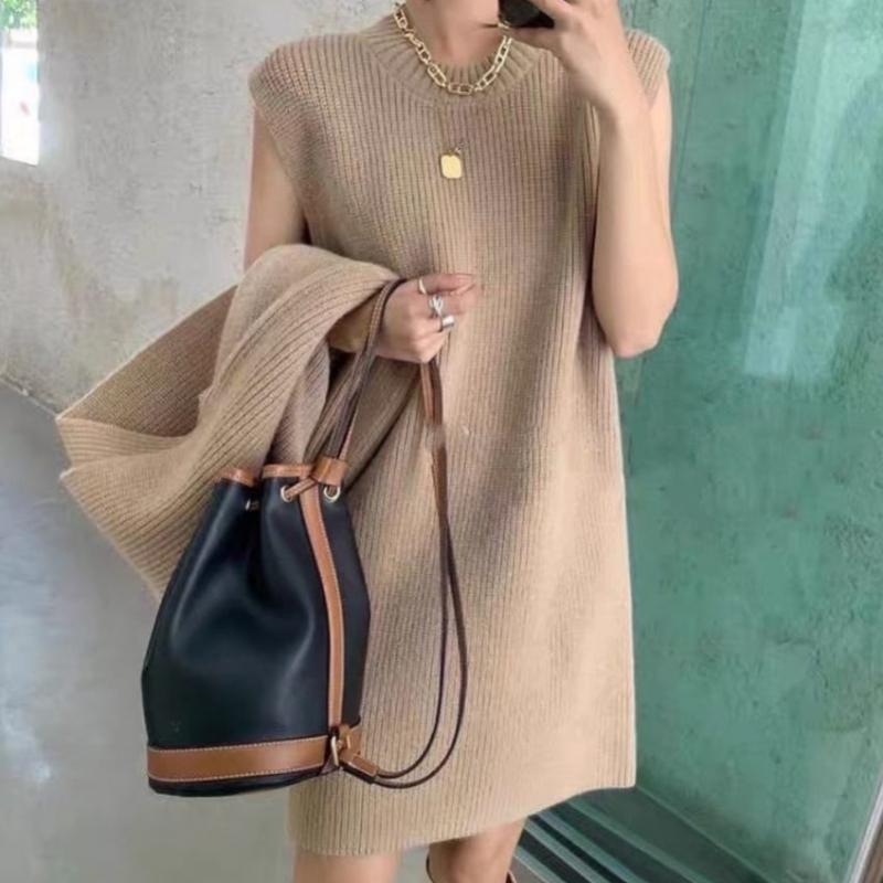Navava Womens Knit Sweater Dress Two Piece Set Nk2534