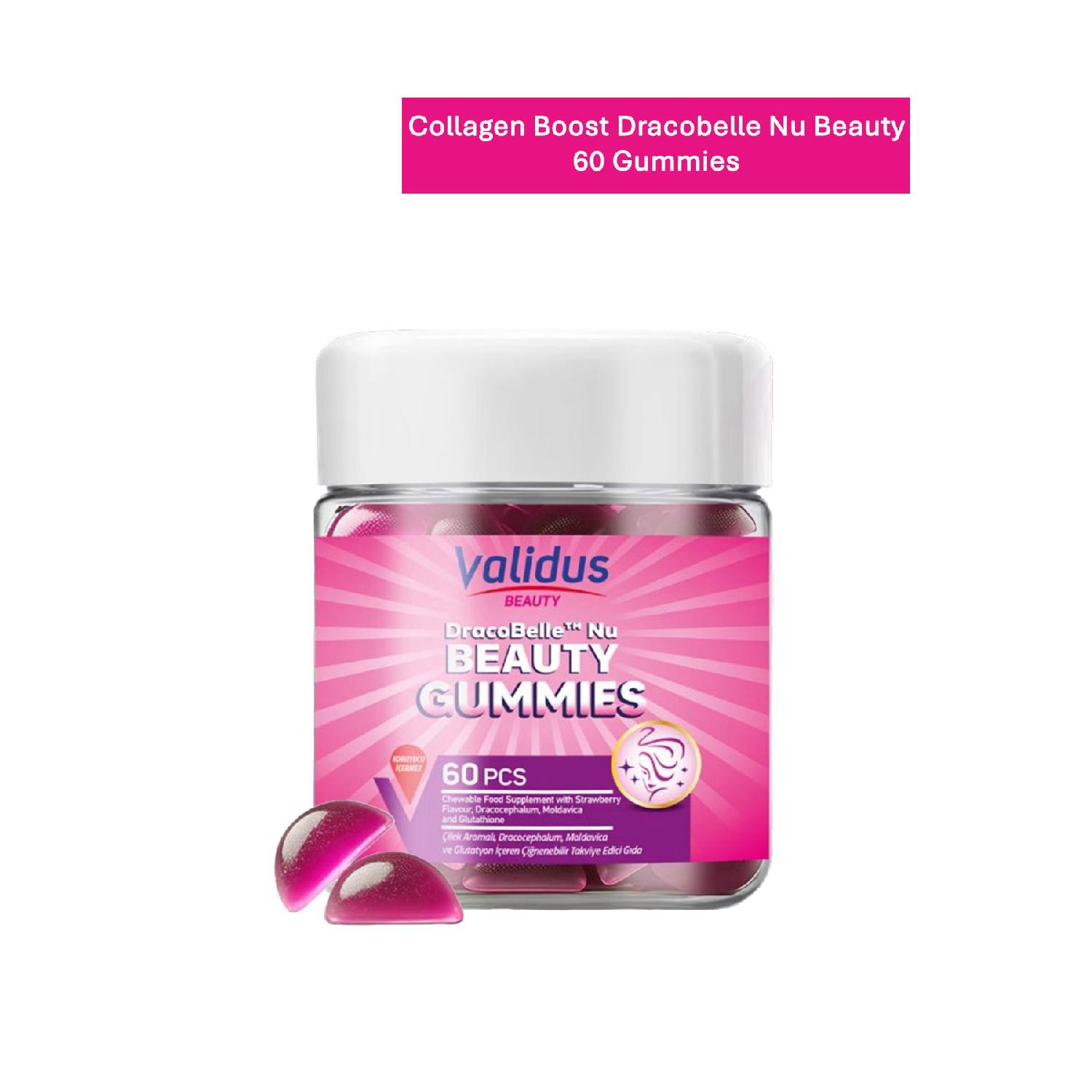 

Collagen Boost Dracobelle Nu Beauty 60 Gummies