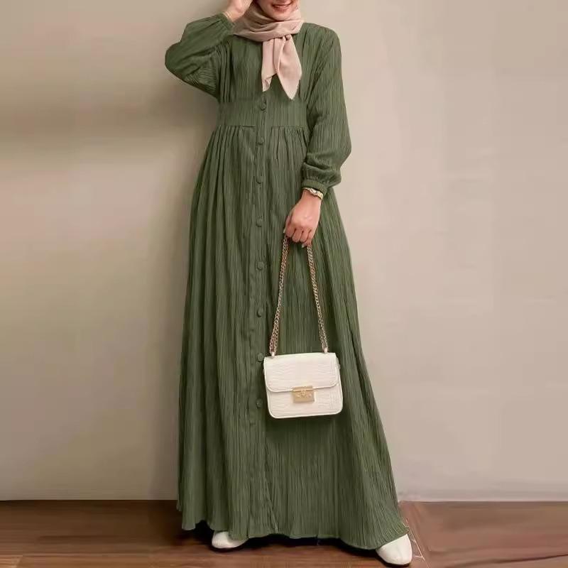 Kadınlar için Vintage Uzun Kollu Günlük Büyük Beden Elbise Moda Yeni Bol Şık Günlük Bayan Elbiseleri Şık A Kesim Maksi Elbise Kadın Giyim 803