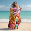 Beach Towel with Winx Club Pattern - soft,absorbent,machine washable Lightweight&Modern,swimming,Travel Essentials