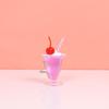 Simulated Dessert Fruit Tea Ice Cream Keychain Toy Pendant