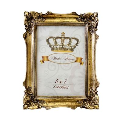 Akizuki Trading Royal Salon 1 Window Photo Frame (Rectangular) 5 X 7 Gold W18 X D2.5 X H23cm CX0215