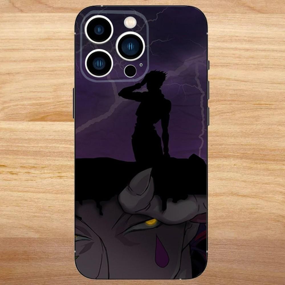 

Anime H-Hisoka M-Morow Phone Case For iPhone 16,15,14,13,12,11,Mini,Pro,SE,MAX White Matte Shockproof Cover iPhone16se4