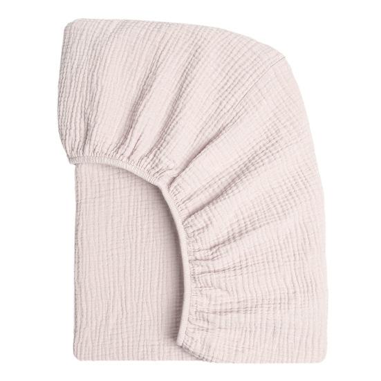 Baby Cradle Sheet Solid Color Elastic Edge Easy Installation Fits Oval Round Rectangular Hourglass Mattresses