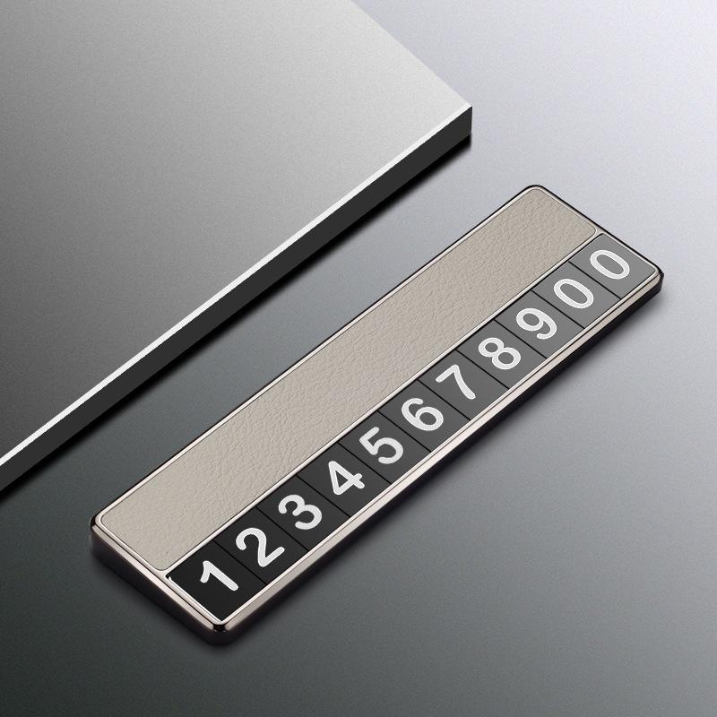 Tesla Model Y/X/S Temporary Phone Number Parking Plate