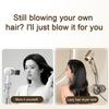 Universal Hair Dryer Holder 360 Degree Rotating Hands-Free Adjustable Suction Cup Wall Mount