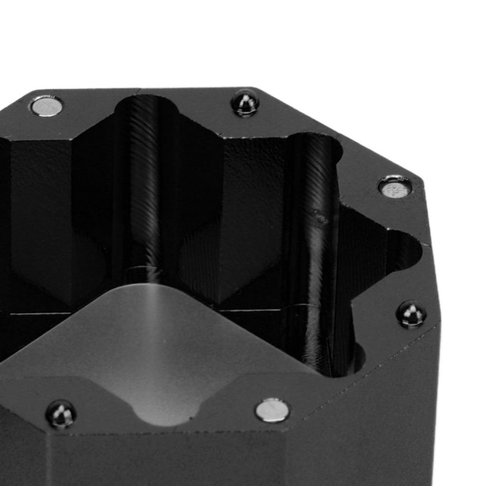 Octagonal Cue Chalk Box Holder Aluminium Alloy Pool Cue Chalk Holder  Billiards Game