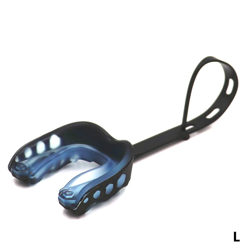 1PC Non-toxic Gum Shield American Football Rugby Thai Boxing Taekwondo Wrestle Tooth Protective Mouth Guard with Hanging Strap