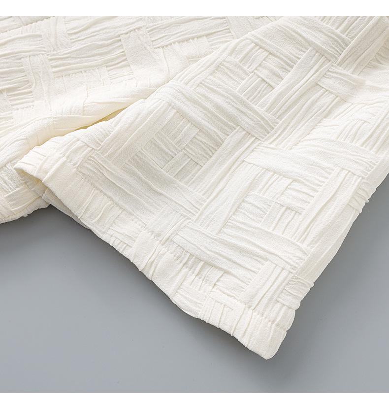 Stilvolles Sommer Kurzarm Top & Texturiertes Bodycon Midi Rock Set für Damen